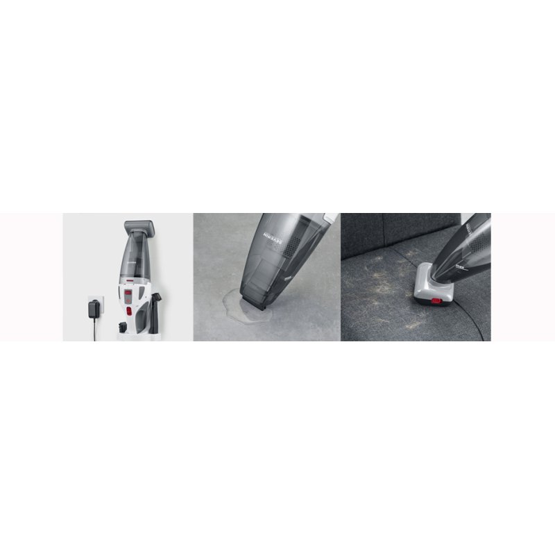 SEVERIN aspirateur à main S'Power HV 7146, sans fil, brosse turbo, blanc/gris